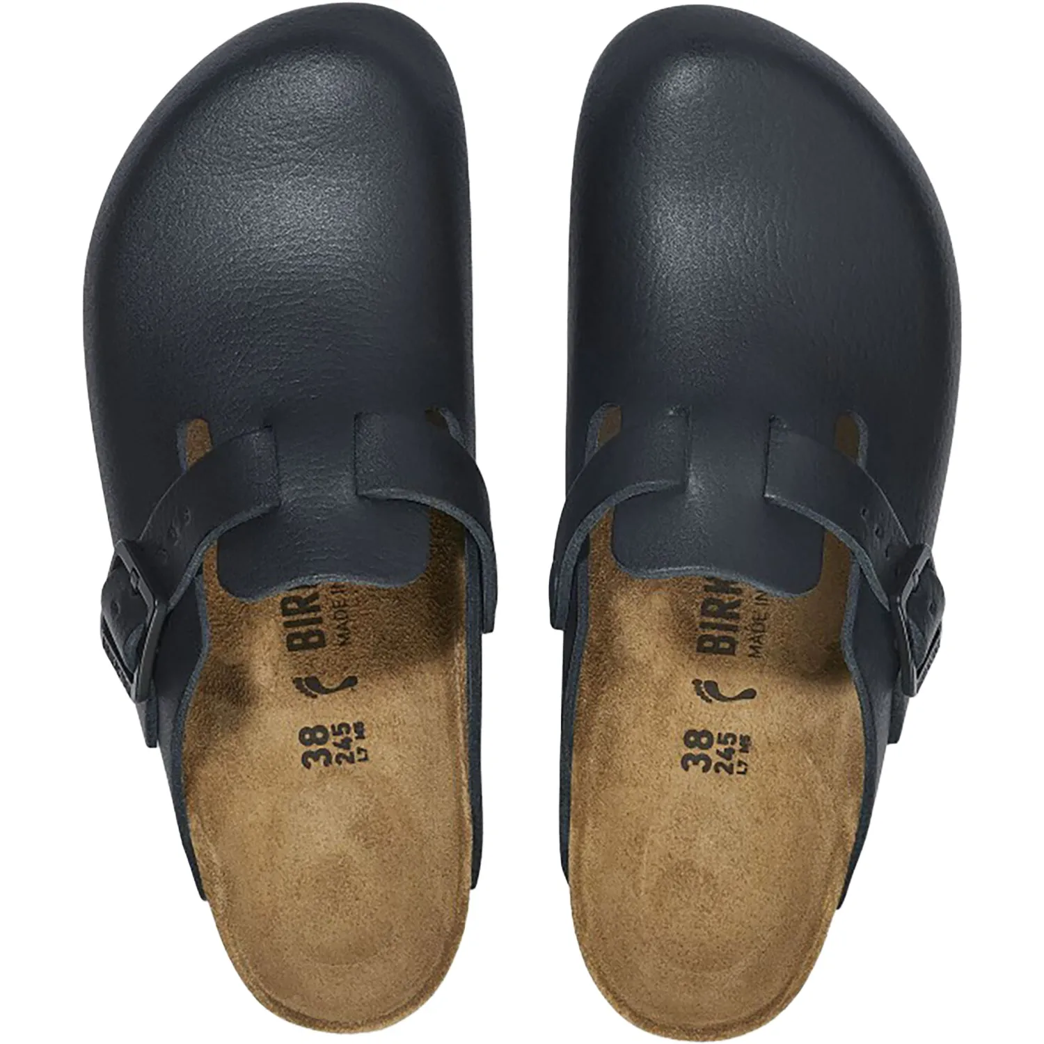 Men's Birkenstock Boston Pro Black Leather