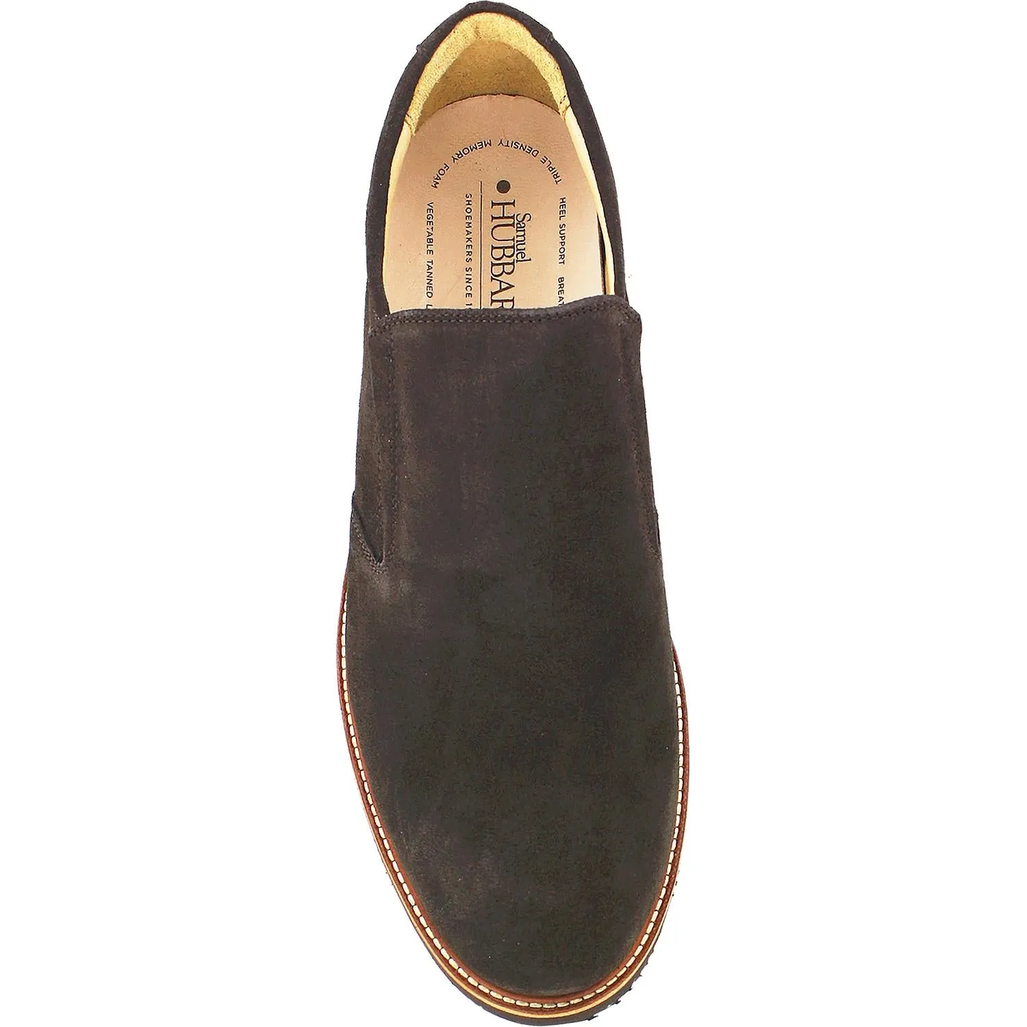 Men's Samuel Hubbard Frequent Traveler Dark Chocolate Suede