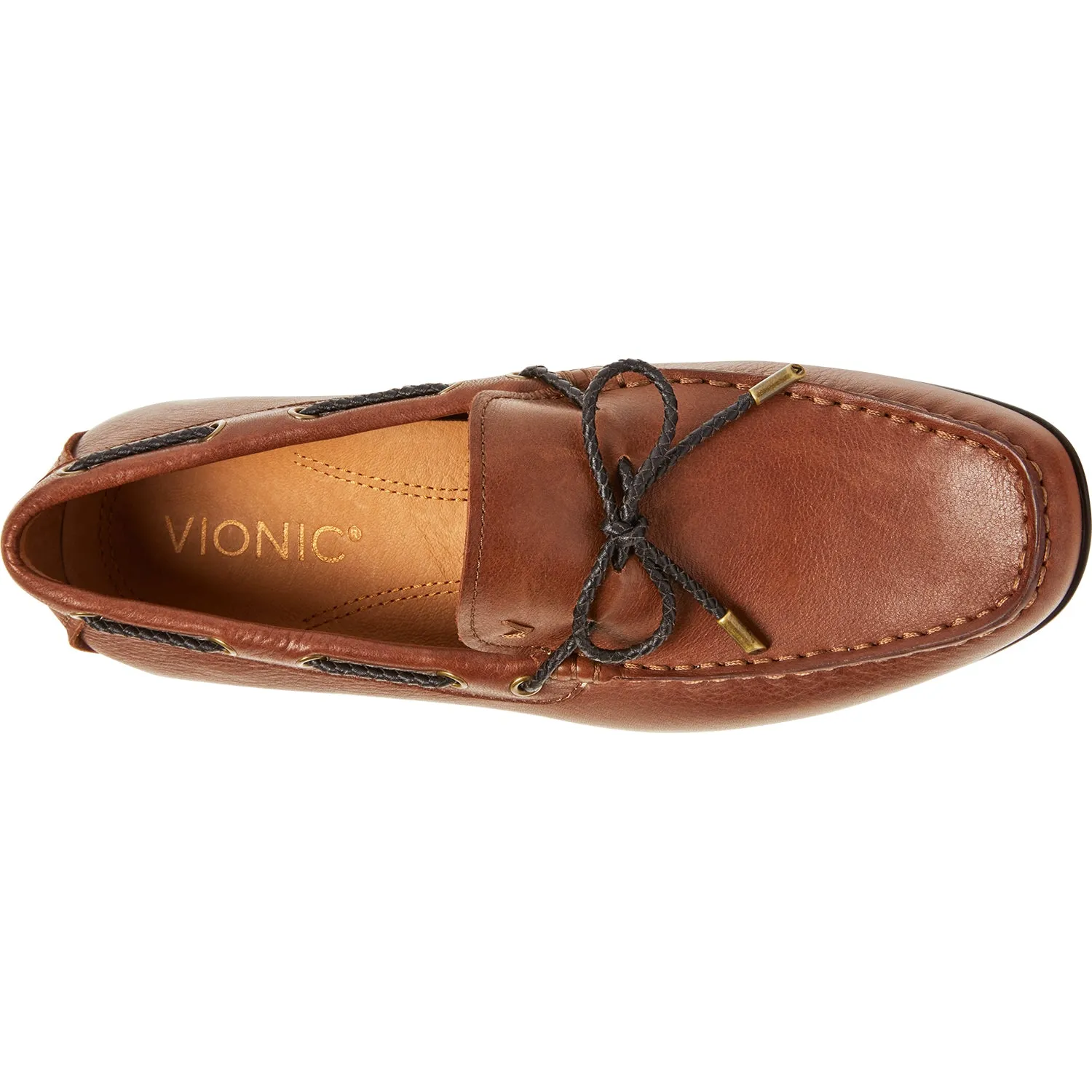 Men's Vionic Luca Tobacco Leather