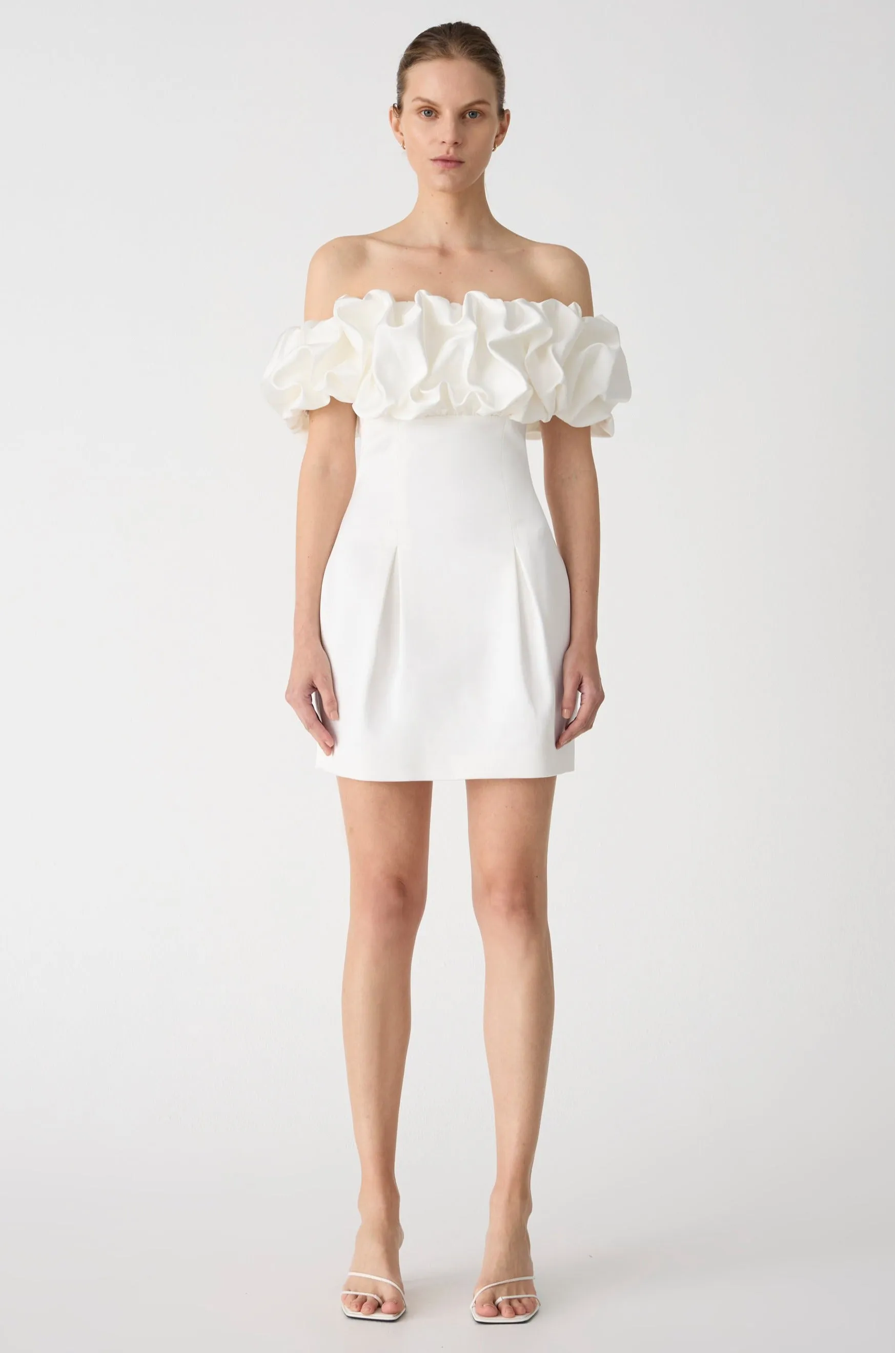 Misha Amara Mini Dress - Ivory