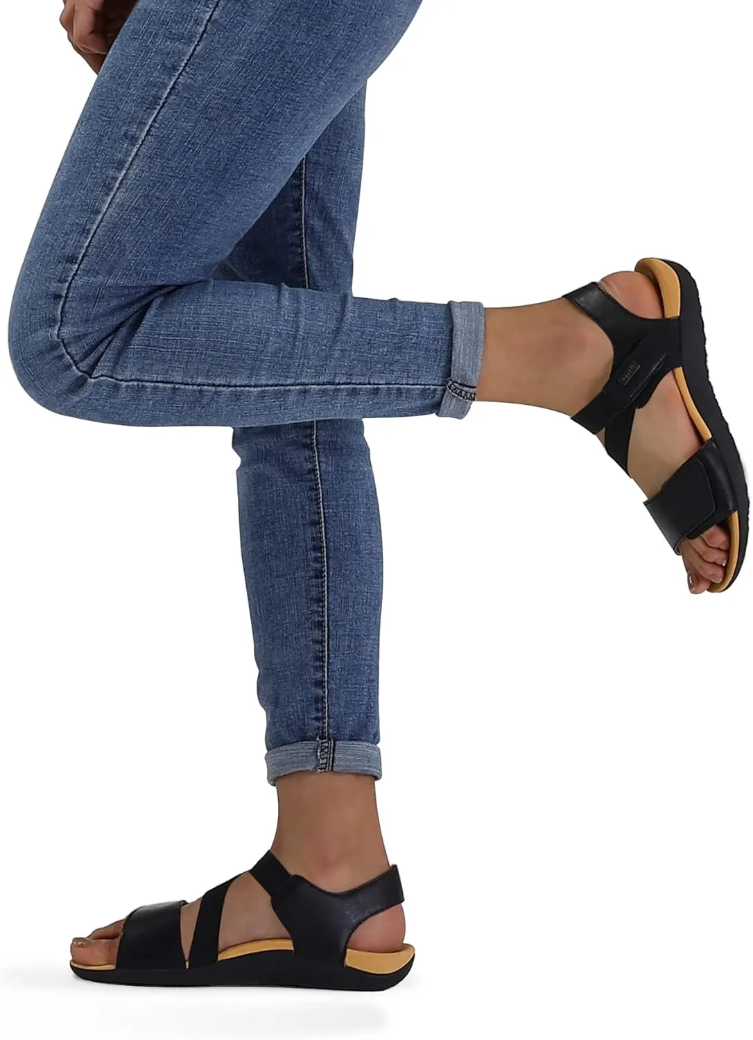 mysoft Women's Arch Support Sandals Orthotic Comfortable Walking Sandals Lightweight Adjustable Summer Outdoor Shoes