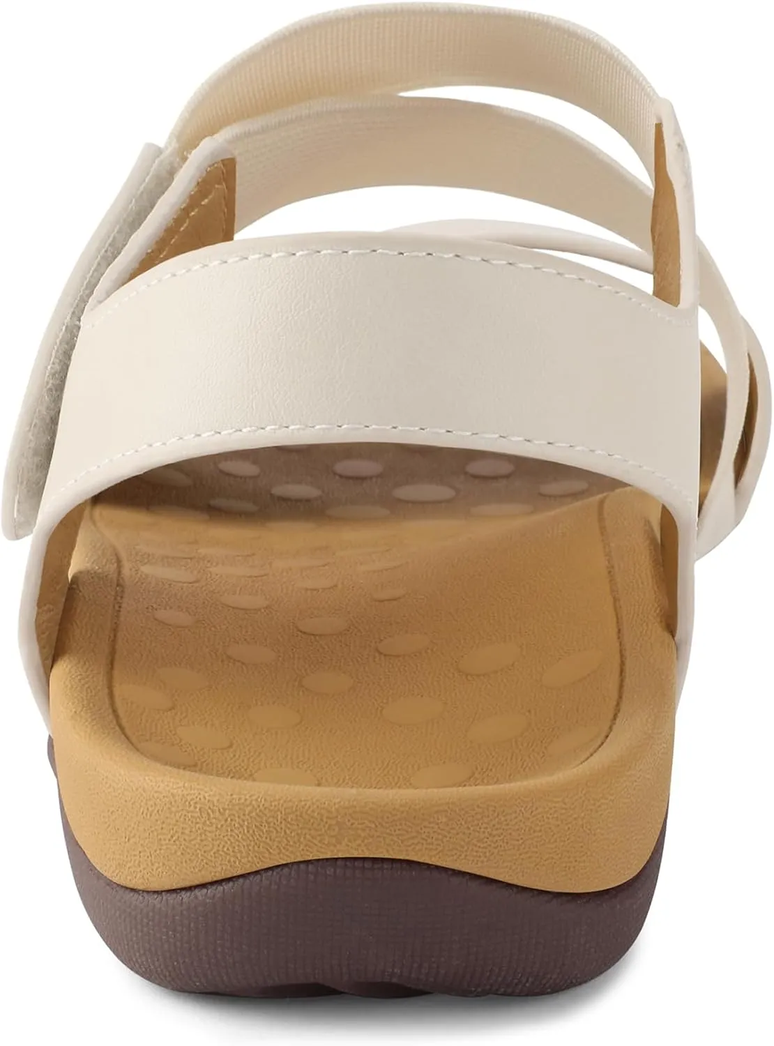 mysoft Women's Arch Support Sandals Orthotic Comfortable Walking Sandals Lightweight Adjustable Summer Outdoor Shoes