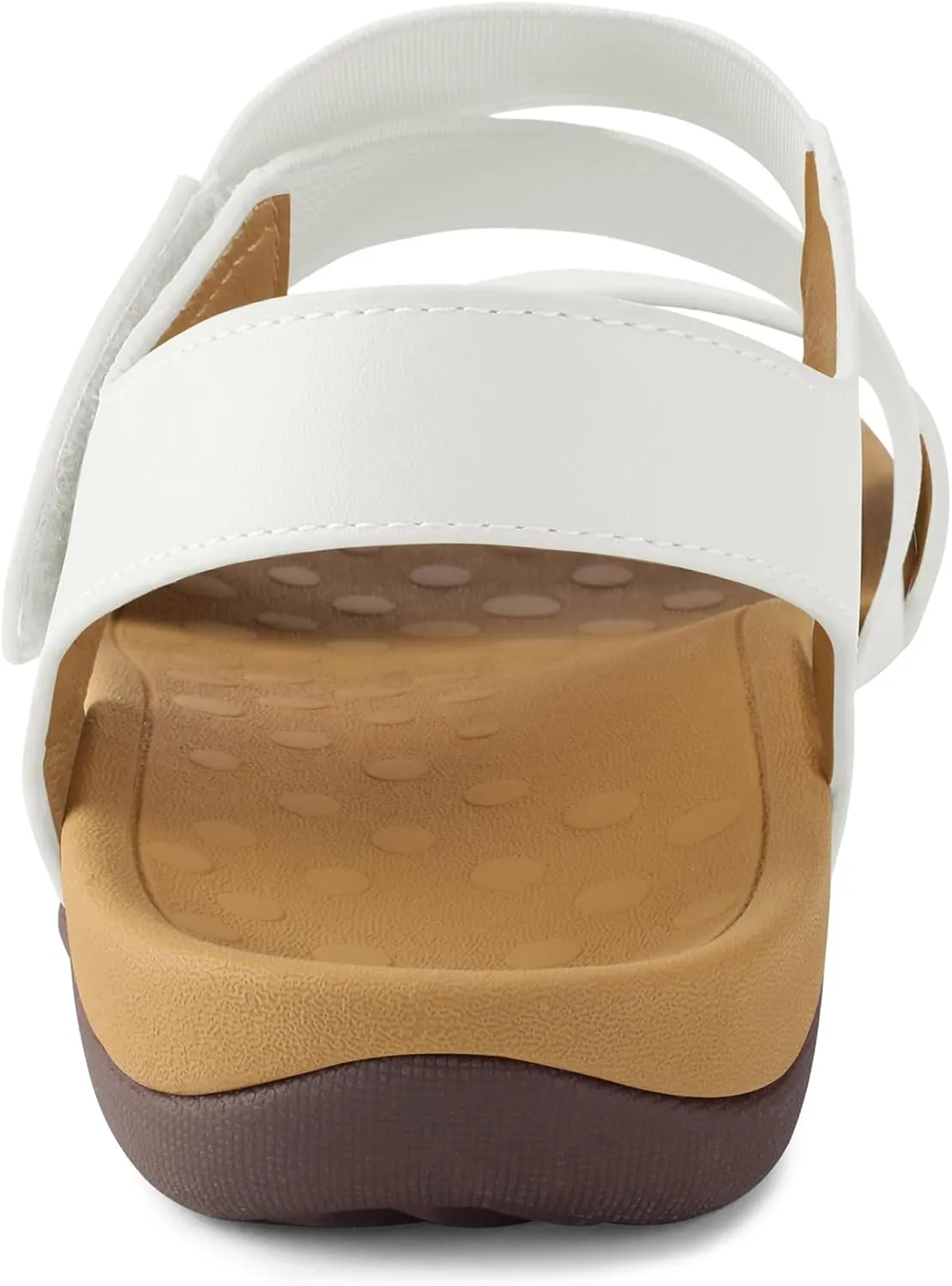 mysoft Women's Arch Support Sandals Orthotic Comfortable Walking Sandals Lightweight Adjustable Summer Outdoor Shoes