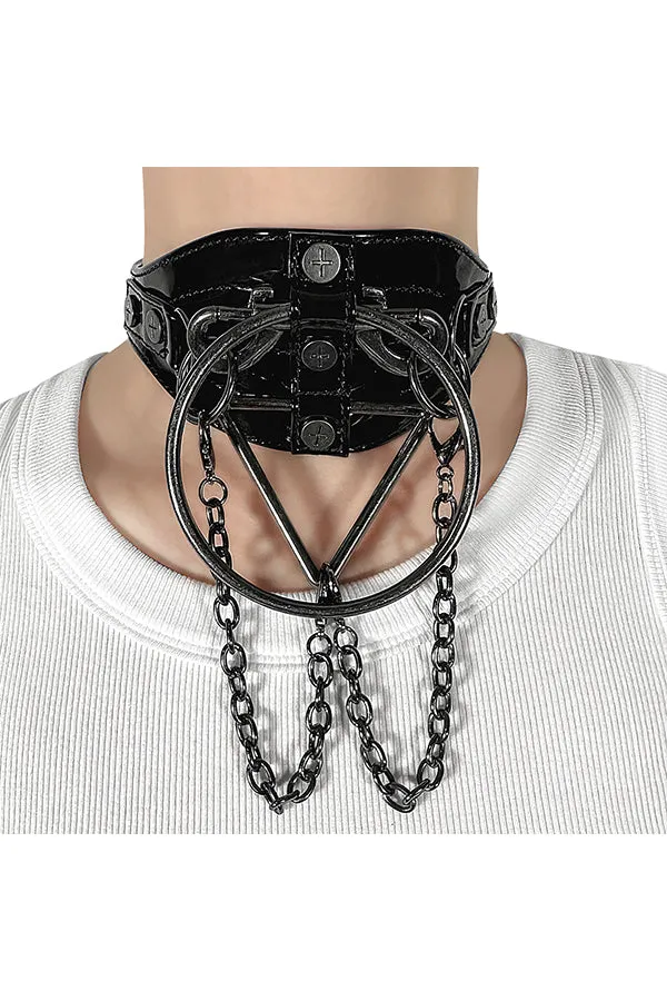 Patent Faux Leather Choker