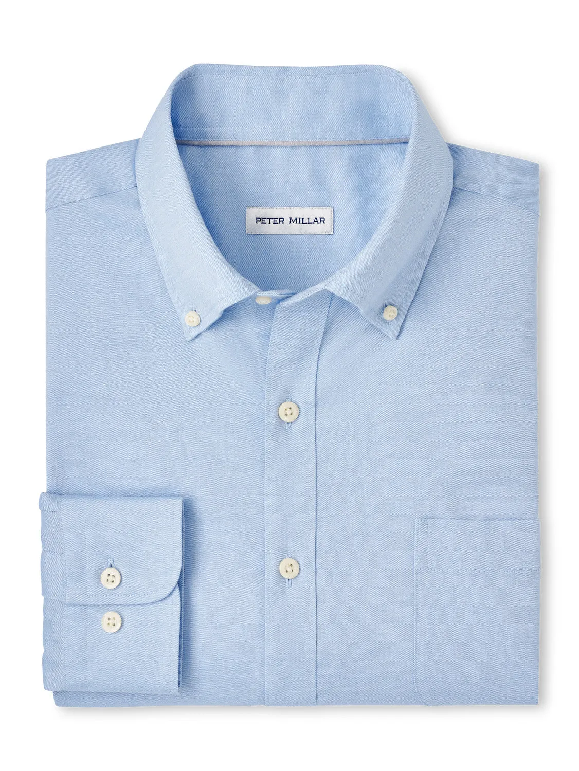 Peter Millar Campbell Perfect Pinpoint Cotton-Stretch Sport Shirt