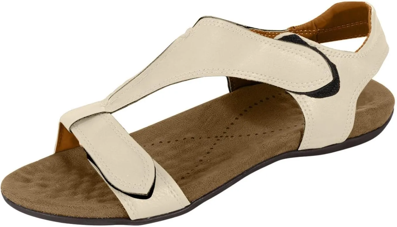Platform Sports Sandals, Summer Walking Water Shoes with Arch Support, Adjustable Straps