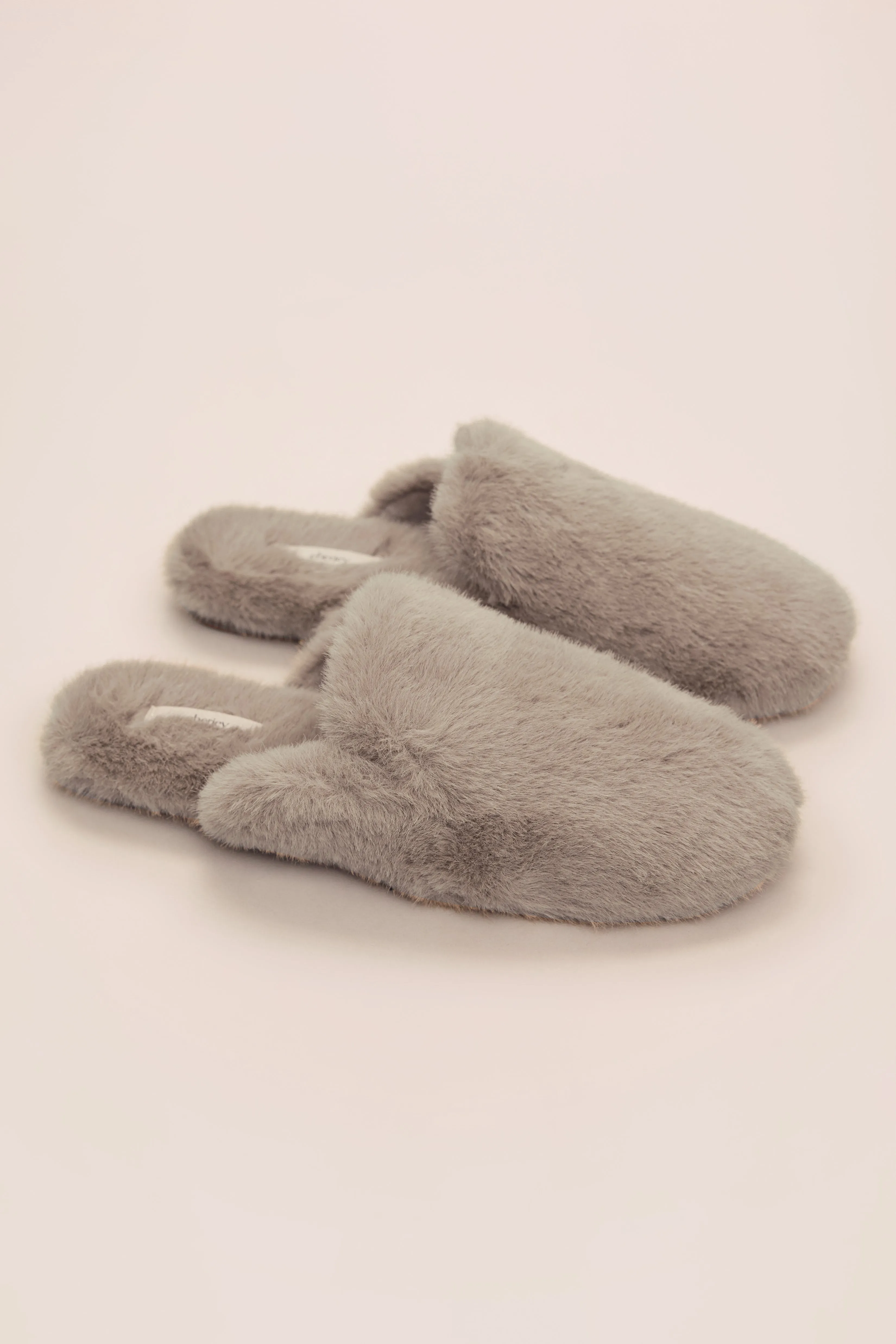 Plush Mule Slippers