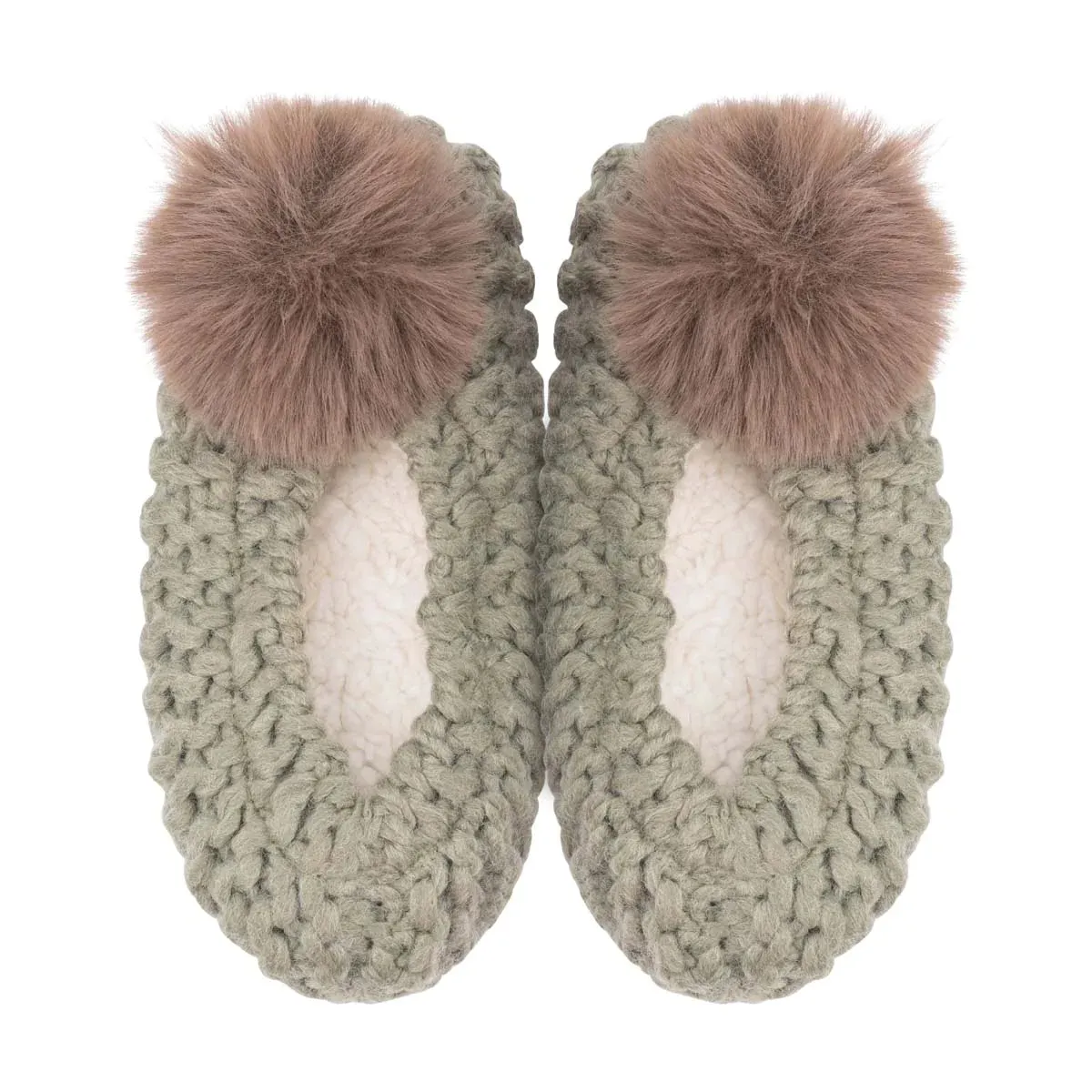 Popcorn Pom Pom Ballerina Slipper