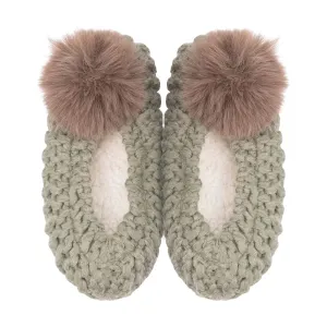 Popcorn Pom Pom Ballerina Slipper