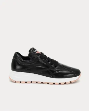 PRAX-01 leather Black Low Top Sneakers