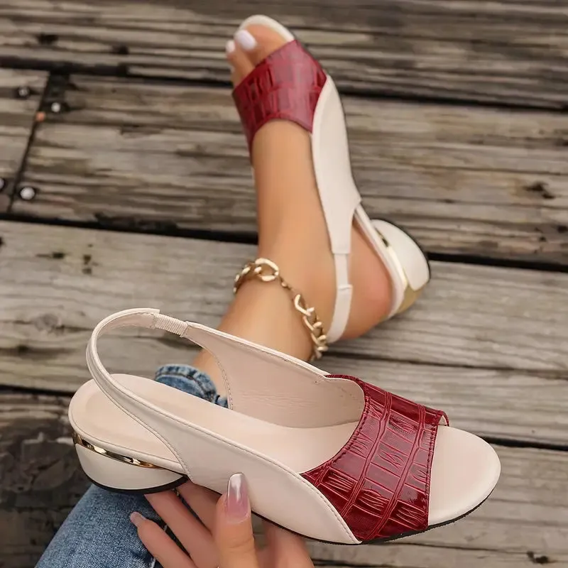 Rosella™ | Elegant Leather Comfort Sandals