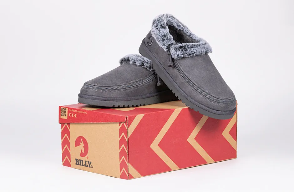 SALE - Women's Charcoal BILLY Cozy Slippers