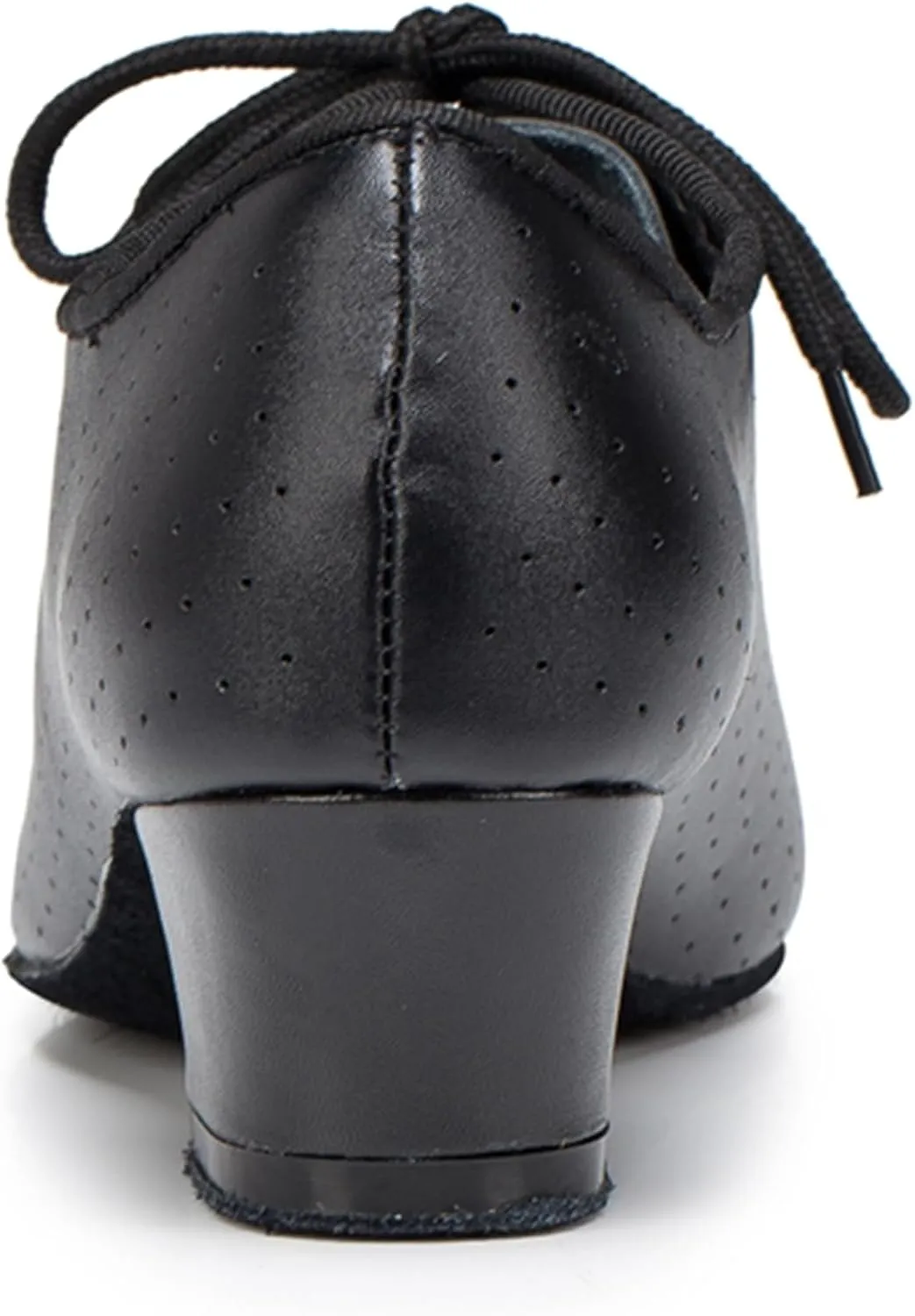 Salsa Heels for Women Lace-up Comfortable Ballroom Practice Dance Shoes Evening Pumps X2077