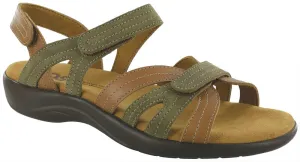 SAS Women's Pier Heel Strap Sandals Dessert Sage