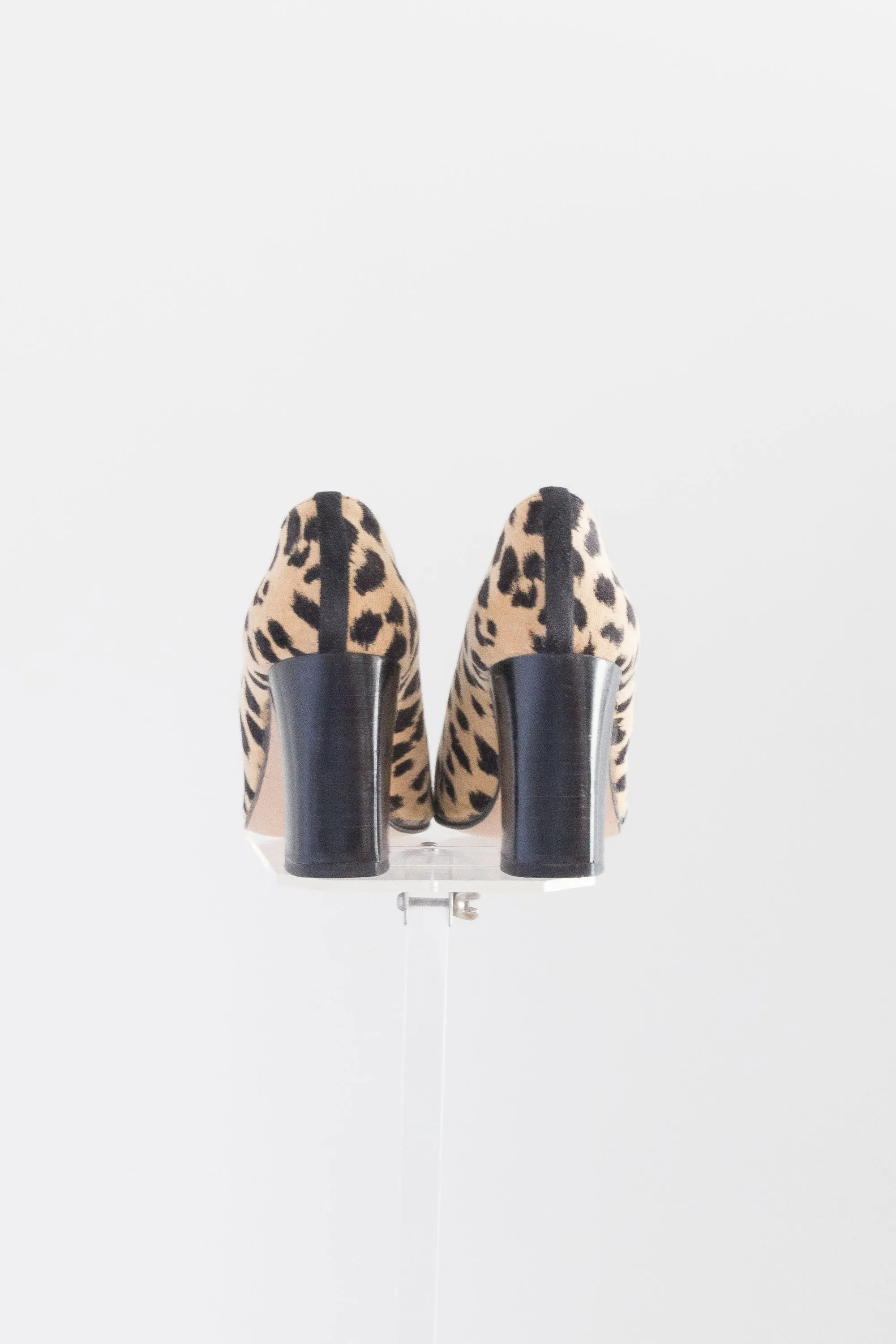 Sassy 90's Designer D'Ro~Too Made in Italy Leopard Print Heels // Size 6.5 B