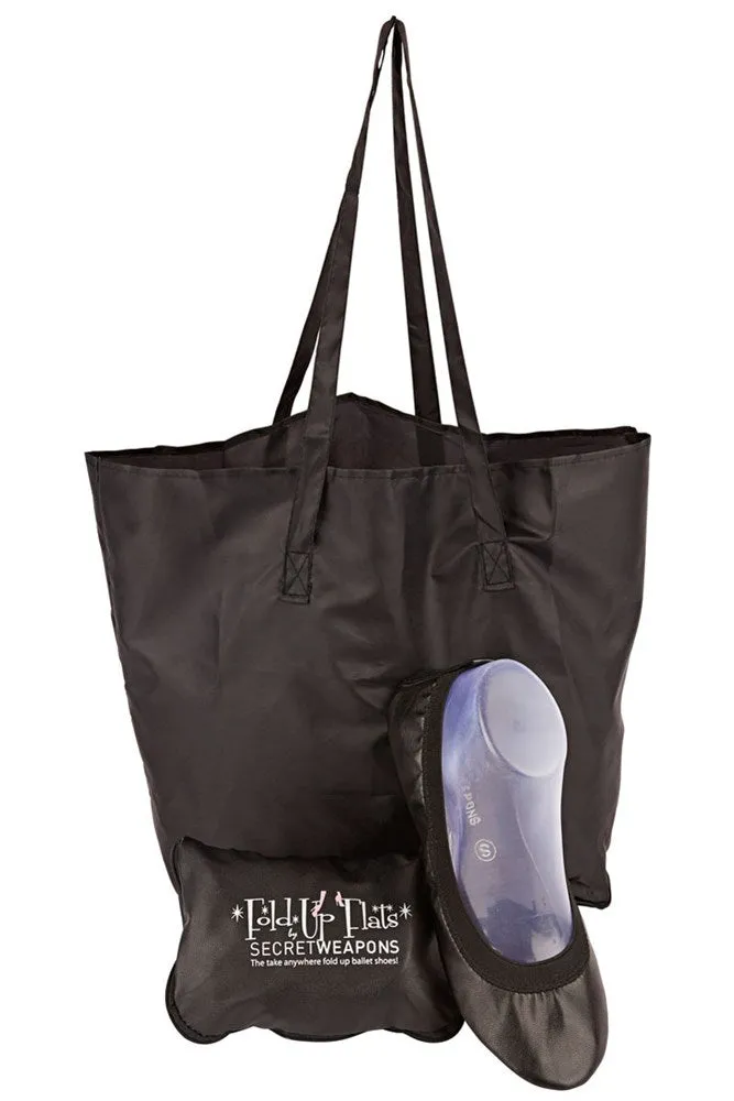 Secret Weapons Fold Up Flats in Midnight Black