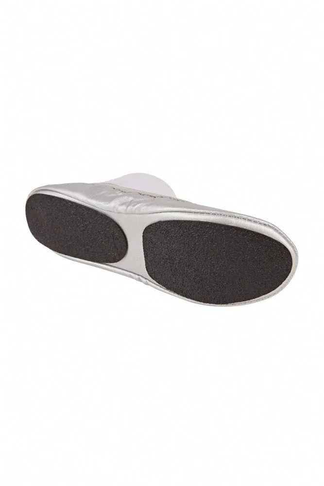 Secret Weapons Fold Up Flats in Silver Glitz