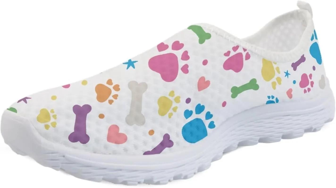 Shoes for Women Teens Walking Shoes Breathable Mesh Running Tennis Sneakers Casual Athletic Shoe US Size 5.5-11.5