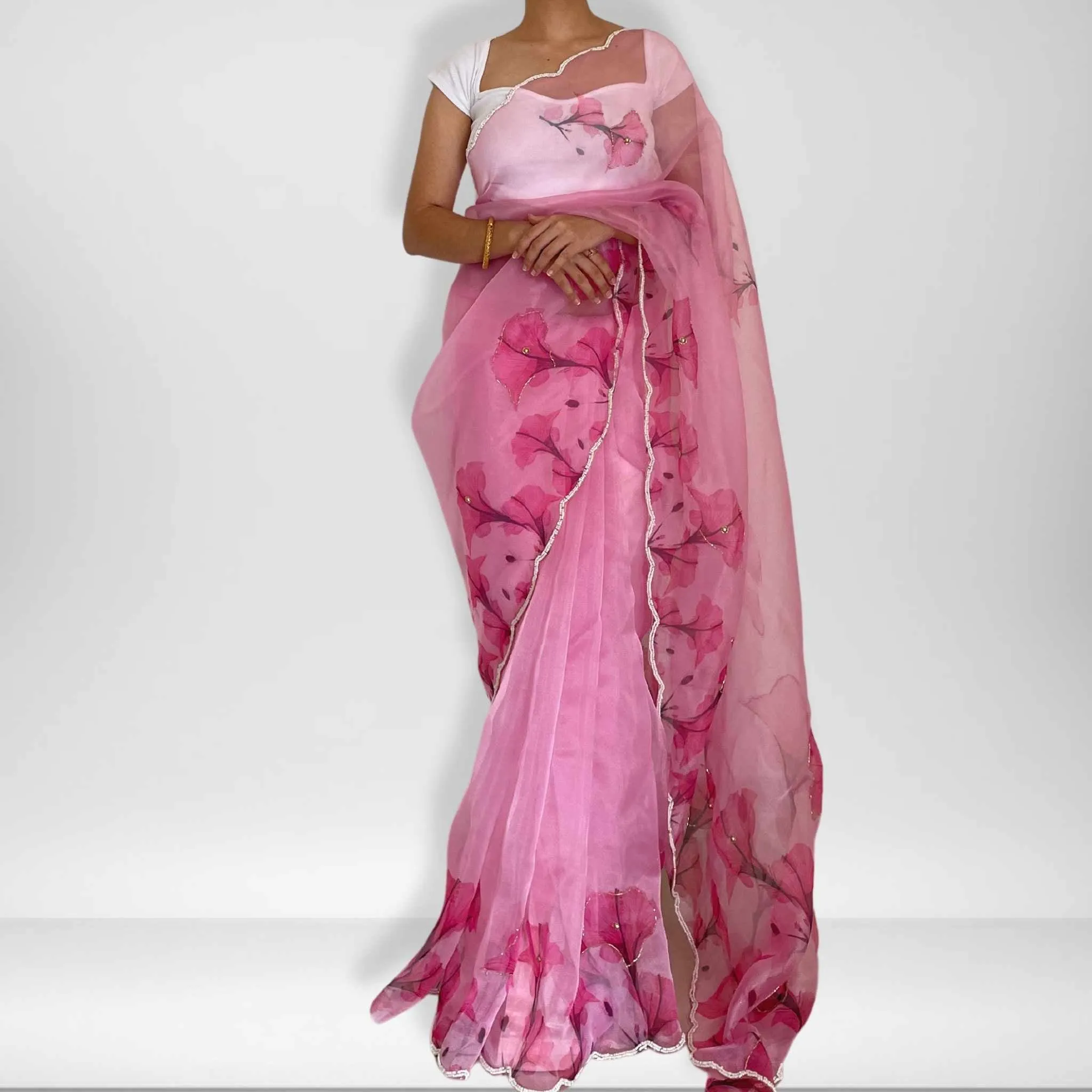 Shubha | Organza Saree