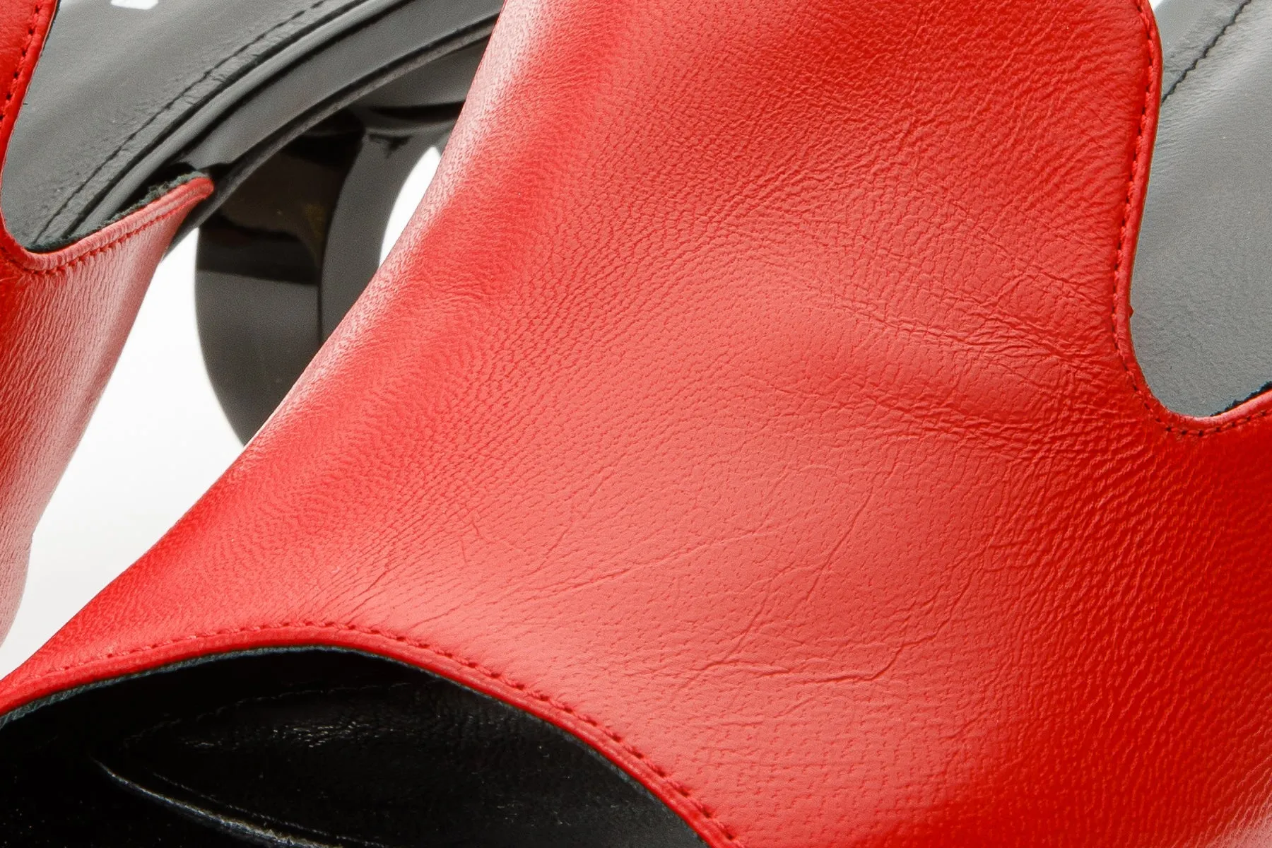 The Tory Red Leather Women Sandal