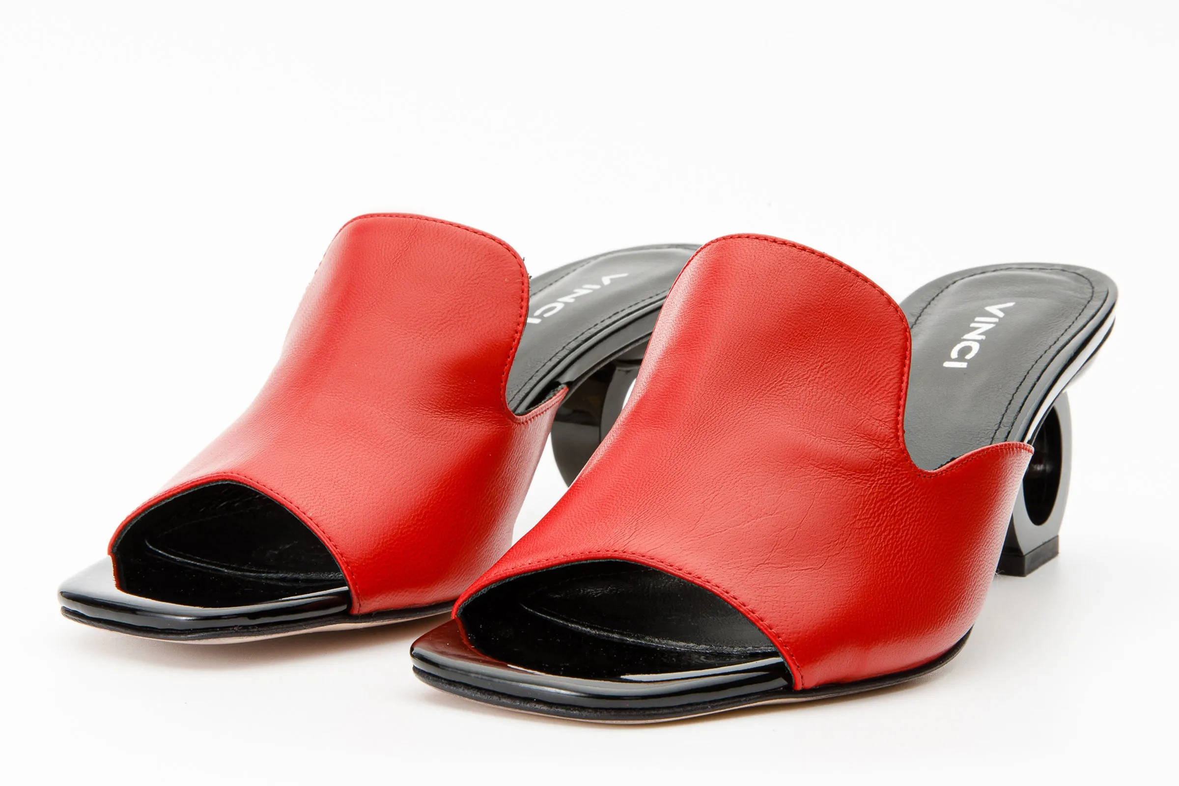 The Tory Red Leather Women Sandal