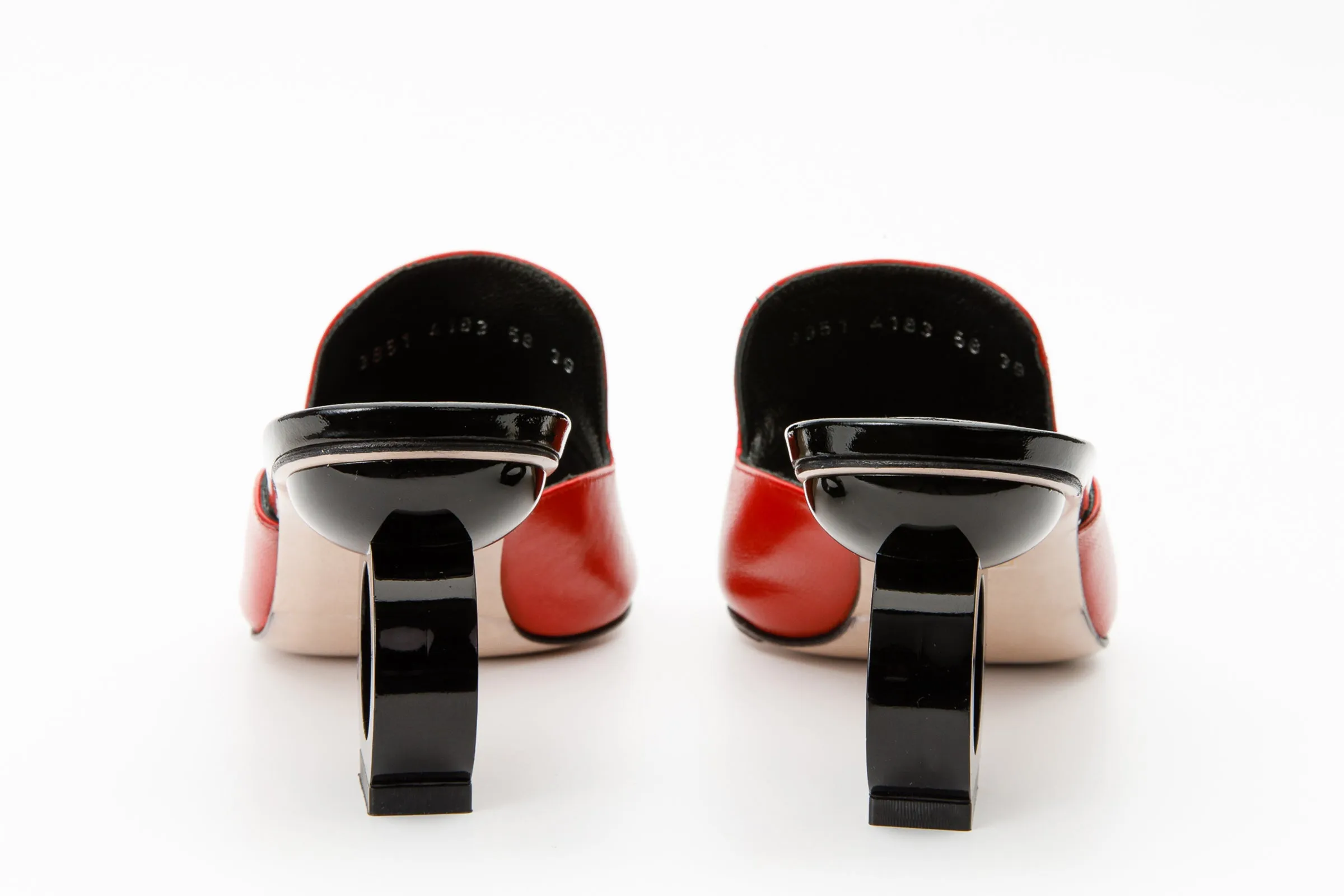 The Tory Red Leather Women Sandal