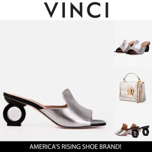 The Tory Silver Leather Women Sandal
