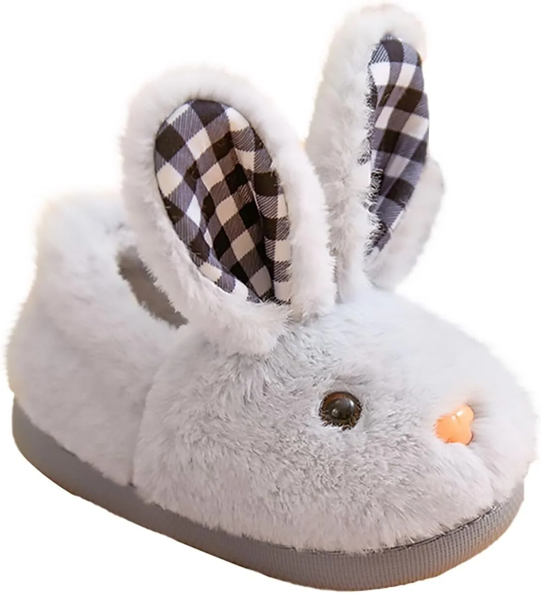 Toddler Bunny Slippers For Girls Boys Winter Warm House Shoes For Kids Winter Home Slippers Indoor Non Slip Slippers