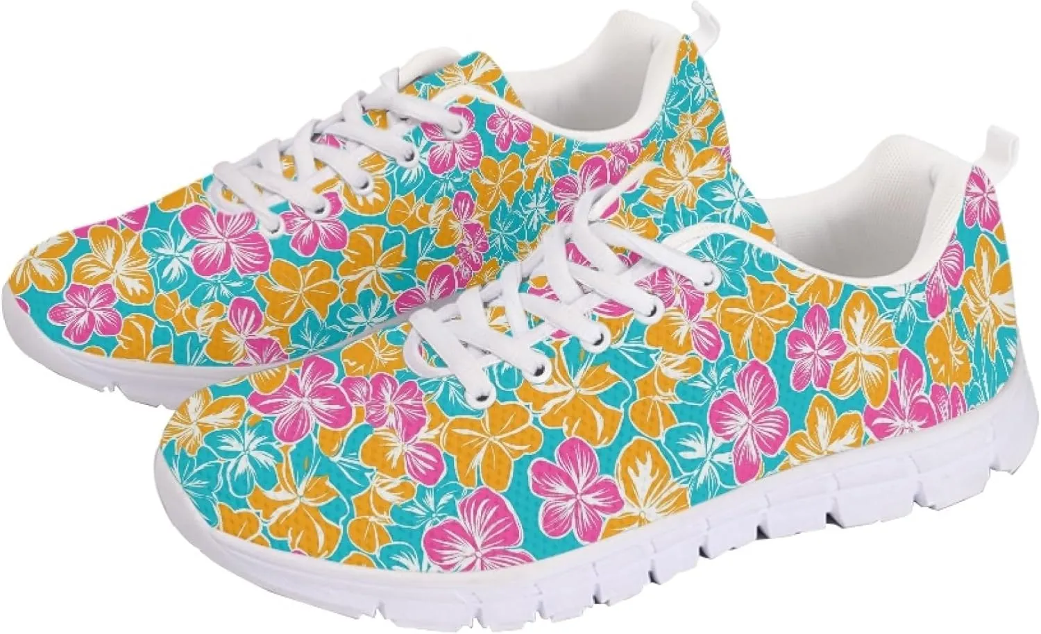 Trainer Sports Running Shoes for Women Causal Travel Sneakers Outdoor Walking Low Heel Lace up Shoe Breathable Flexible for Lady Teen Girls