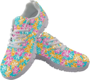 Trainer Sports Running Shoes for Women Causal Travel Sneakers Outdoor Walking Low Heel Lace up Shoe Breathable Flexible for Lady Teen Girls