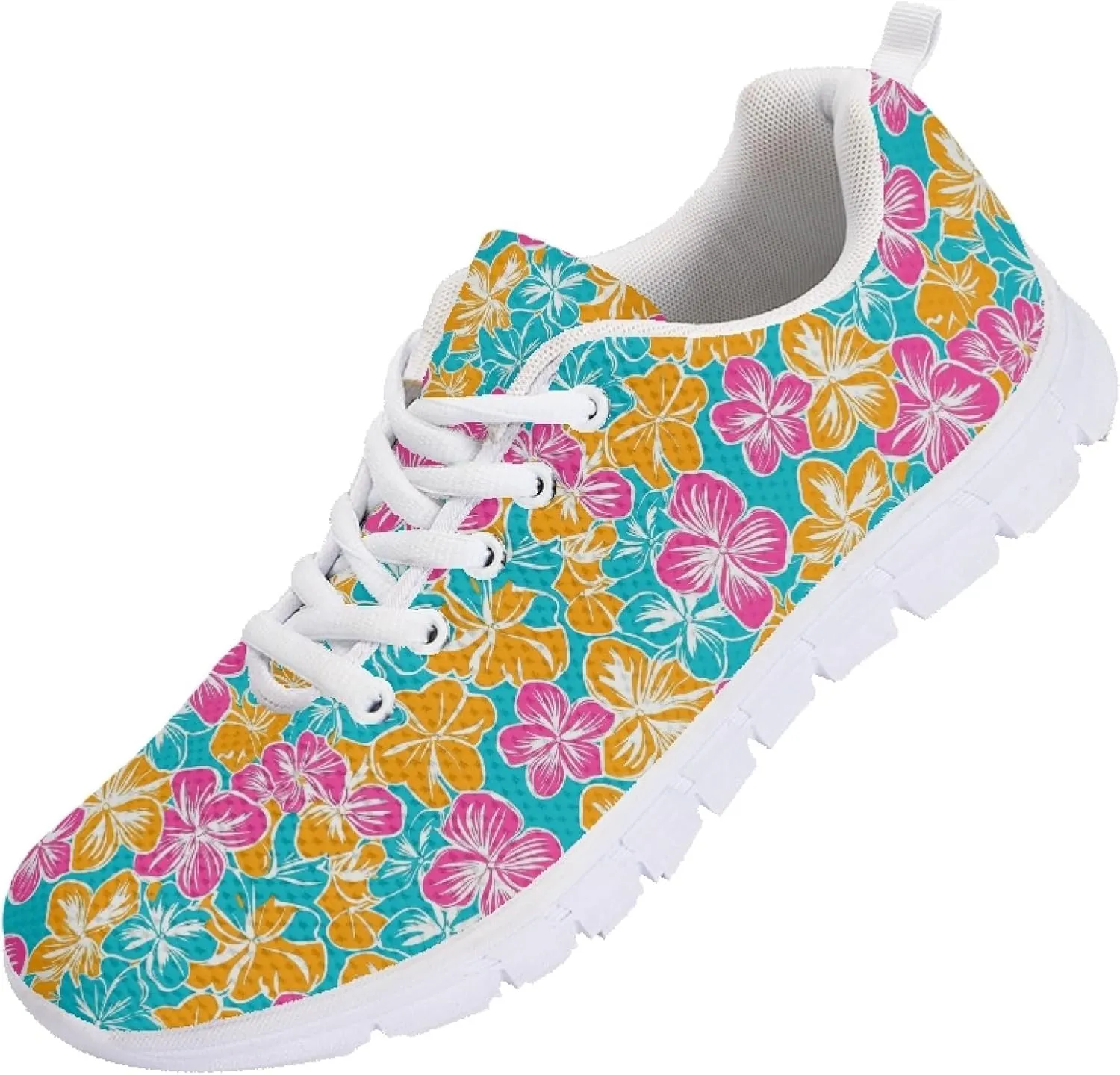 Trainer Sports Running Shoes for Women Causal Travel Sneakers Outdoor Walking Low Heel Lace up Shoe Breathable Flexible for Lady Teen Girls