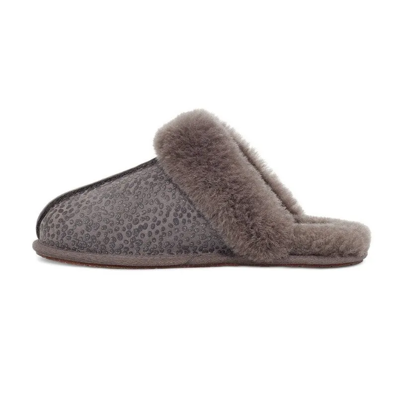 Ugg Womens Slipper Scuffette Sparkle Spots Thundercloud