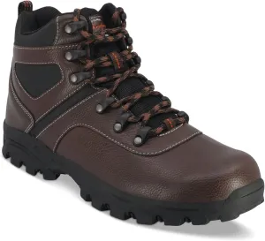 Weatherproof Vintage Men's Hiker Faux Leather Boots Brown Size 11 M
