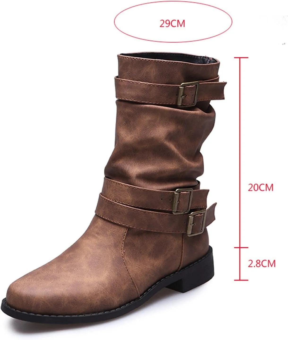 Women Ankle Boots Western Cowboy Booties Retro Suede Lace-up Side Zipper Casual Shoes Low Heels Non-slip Calf Boot