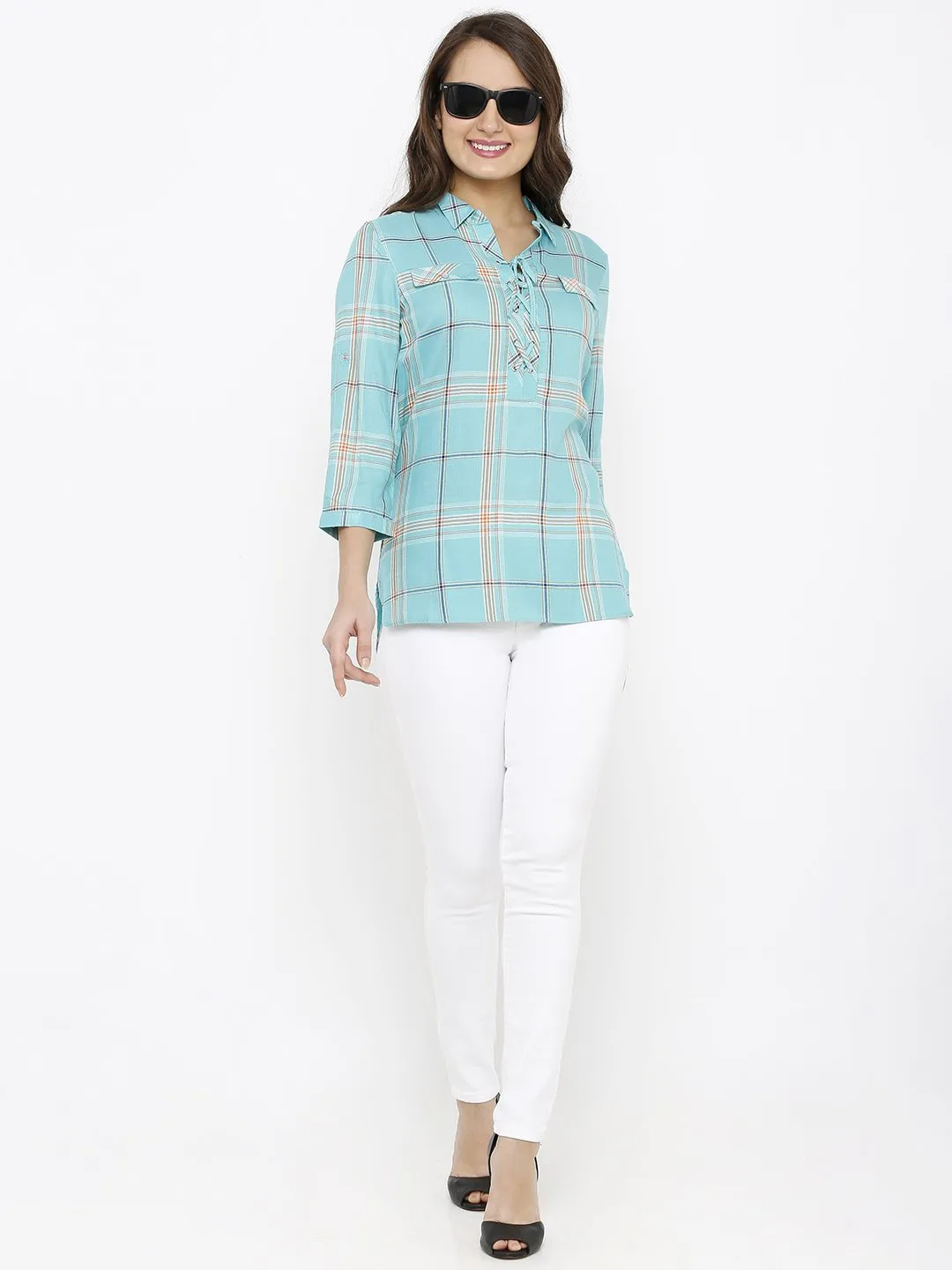 Women Mid-Rise Denim Legging