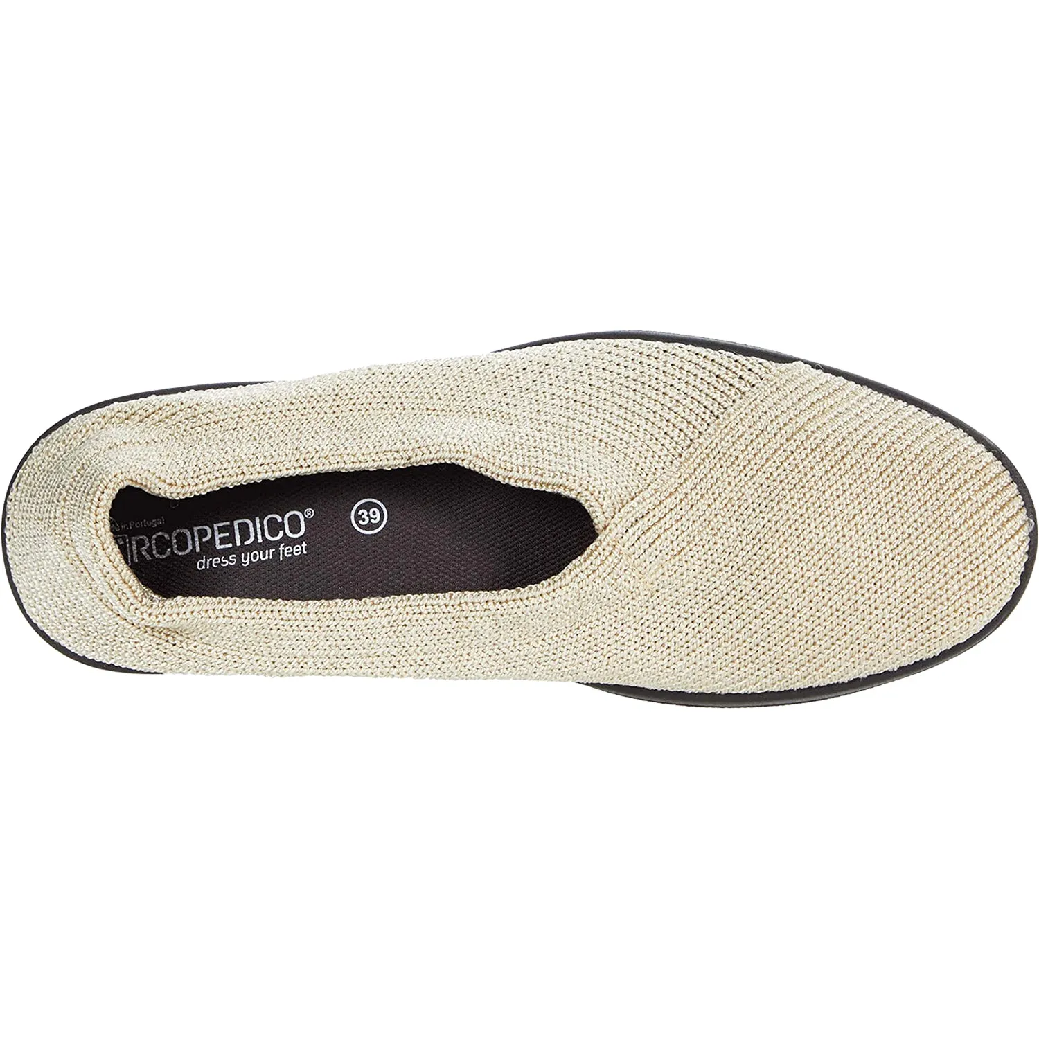 Women's Arcopedico Mailu Beige Knit Nylon