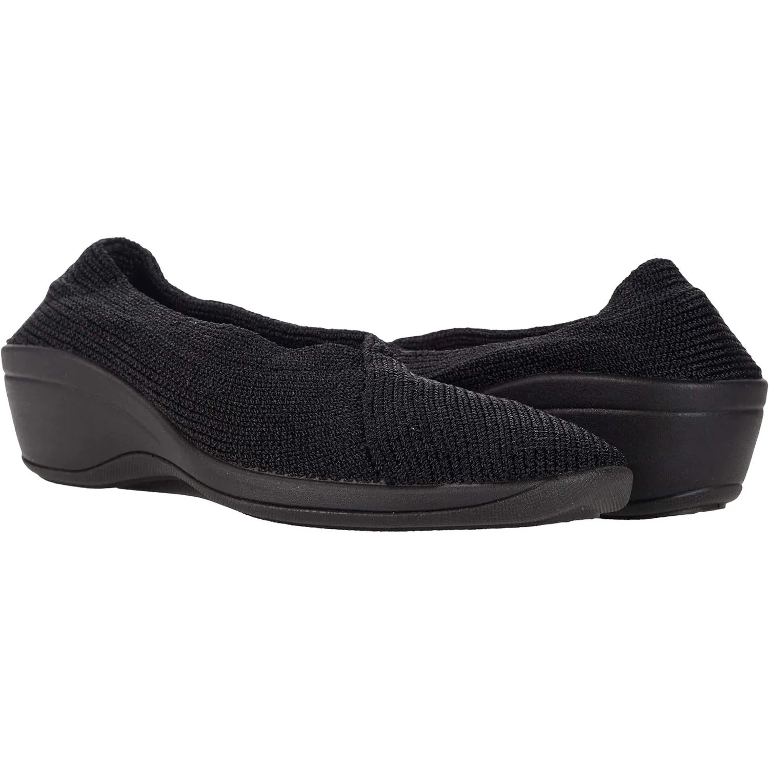 Women's Arcopedico Mailu Black Knit Nylon