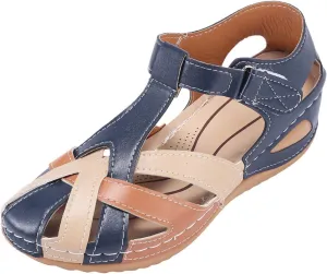 Women's Orthopedic Sandals Flats with Arch Support Outdoor Adjustable 2025 Summer Holiday Party Shoes