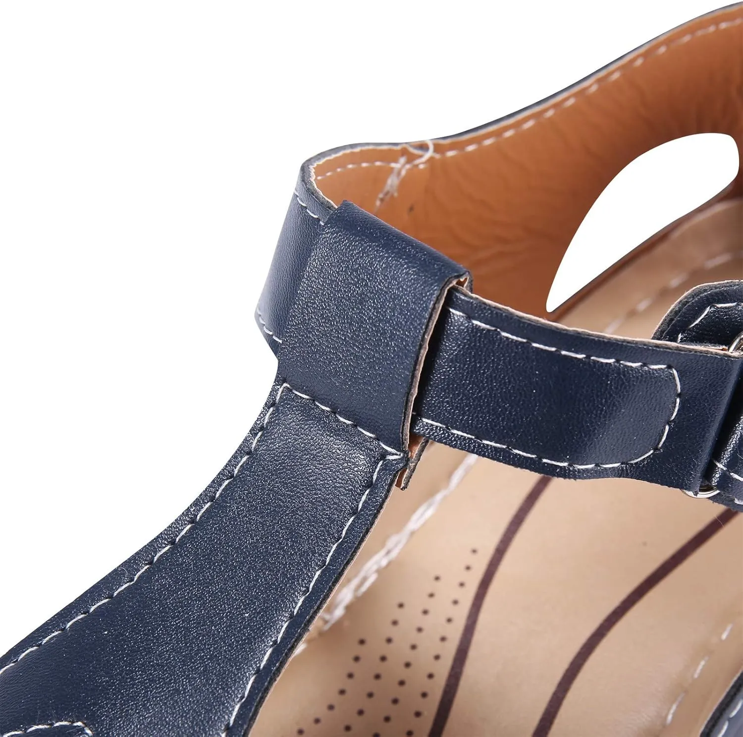 Women's Orthopedic Sandals Flats with Arch Support Outdoor Adjustable 2025 Summer Holiday Party Shoes